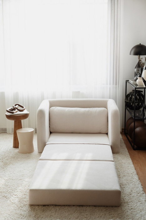 Atelier Del Sofa Nest - White Sofá-Cama de 1 Plaza